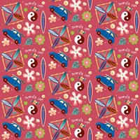 Surf's Up Drop Pattern Fine Art Print