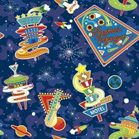 Cosmic Voyage Pattern Fine Art Print