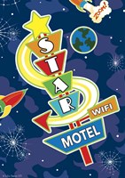 Star Motel Flag Fine Art Print