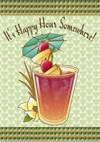 Happy Hour Flag Fine Art Print