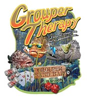 Grouper Therapy Fine Art Print