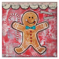 Gingerbread Xmas Fine Art Print