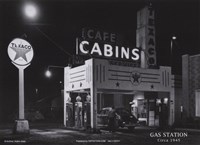 Gas Station, c.1945 Fine Art Print