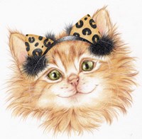 Ear Muff Kitten Fine Art Print