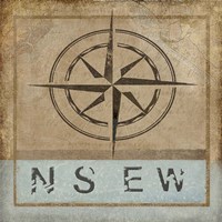 Compass Rose II Fine Art Print