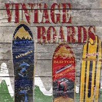 Vintage boards I Fine Art Print