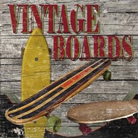 Vintage Boards II Fine Art Print
