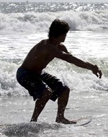 Skim Boarding Fine Art Print