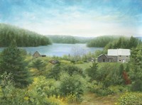 The Fishing Lodge In Quebec Fine Art Print