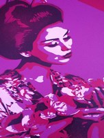 Purple Geisha Fine Art Print