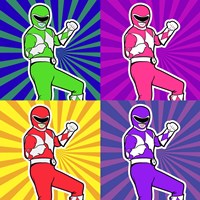 Power Ranger 2 Fine Art Print