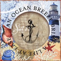 Circled Lighthouse 2 Fine Art Print