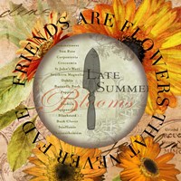 Circled Florals 2 Fine Art Print