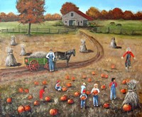 The Pumpkin Patch Fine Art Print