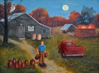 Burning Pottery Fine Art Print