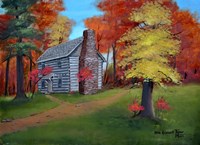 Hickory Tavern in Autumn Fine Art Print