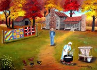 Making Lye Soap Fine Art Print