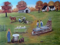 Making Molasses Fine Art Print