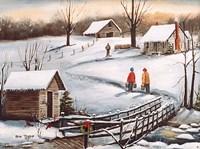 The Old Springhouse Fine Art Print