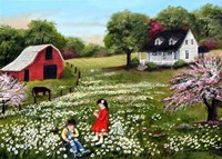 He Loves Me, He Loves Me Not Fine Art Print