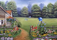 Bluebird House Fine Art Print