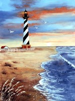 Cape Hatteras And Sea Oats Fine Art Print