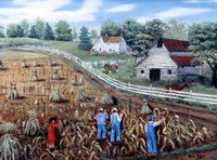 Pullin' Fodder Fine Art Print