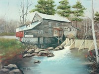 Howard's Creek Mill Fine Art Print