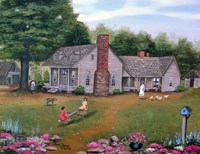 Smith Place Seesawing Fine Art Print