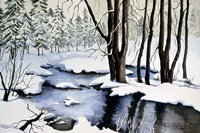 Snow Trees Fine Art Print