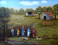 Pickin' Blackberries 6 (1) Fine Art Print