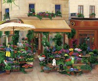 Best Friends Flower Market Fine Art Print