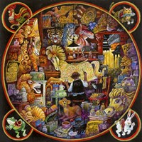 Golden Horse Fine Art Print