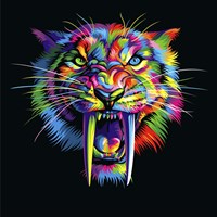 Sabertooth Fine Art Print