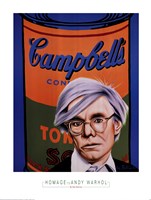 Homage to Andy Warhol Fine Art Print