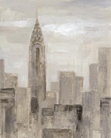 City Blocks I Greige Framed Print