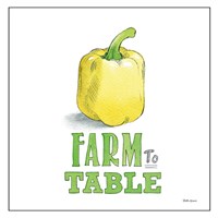 Fresh From the Garden VIII No Border Sq Framed Print