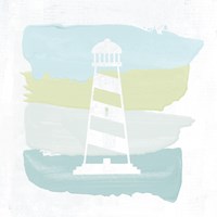 Seaside Swatch Lighthouse Fine Art Print