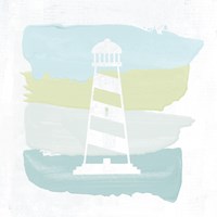 Seaside Swatch Lighthouse Fine Art Print