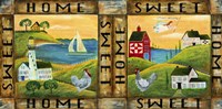 Home Sweet Home Country Folk Art Fine Art Print
