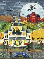 Black Cat Crossing Fine Art Print