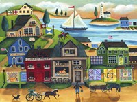 Seaside Harbor Fine Art Print