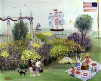 Fourth Of July Picnic Fine Art Print