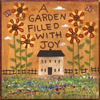 A Garden Filled With Joy Framed Print