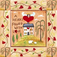 A Heart Filled With Love 1 Fine Art Print