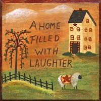 A Home Filled With Laughter Fine Art Print