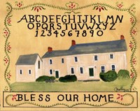Bless Our Home Abc Fine Art Print