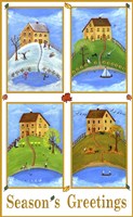 Four Seasons Greetings Fine Art Print