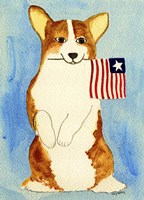American Puppy Fine Art Print