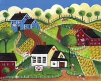 Corgiville Fine Art Print